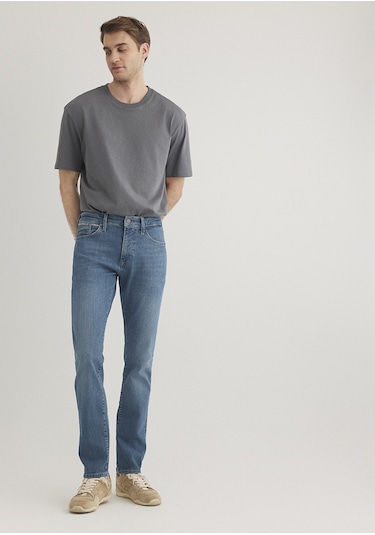 Mavi 0042285192 Jake Gölgeli Premium Erkek Jean Pantolon Mavi Lacivert