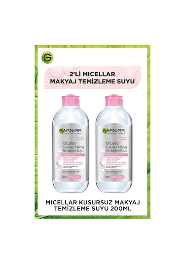 Micellar Kusursuz Makyaj Temizleme Suyu 200ml 2'li Set pktmclrtmzlyc2-9138