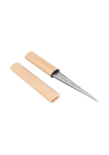 Geeroyoo Bar Ve Restoranlar İçin Ahşap Saplı Halka Buz Kesici Bıçağı - Dayanıklı Yüksek Karbon Çelik Bıçak Ve Koruyucu Kılıf Diğer