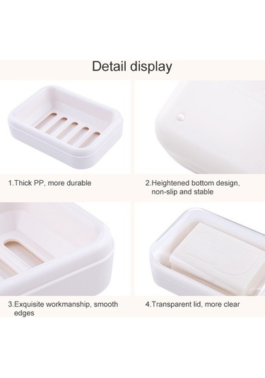 Tongxida Bosphorusboutique Su Sones Şeffaf Sabunluk, Renk Rastgele Kapaklı, Geçirmez Banyo Tb Diğer