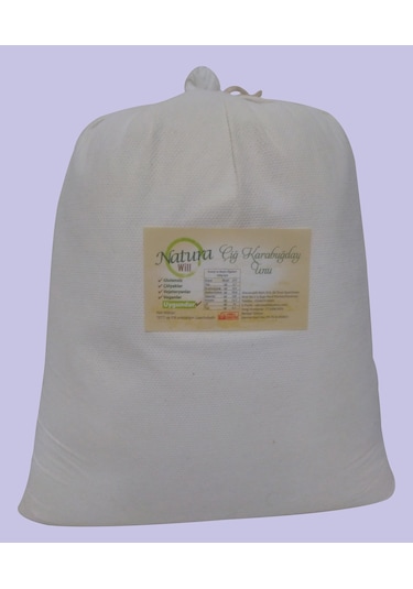 Natura Will Glutensiz Çiğ Kara Buğday Unu 20 KG