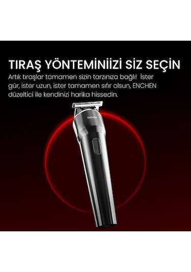 Enchen Beardo Çok Fonksiyonlu Tüm Vücut İçin Uygun Şarjlı Saç Ve Tıraş Makinesi