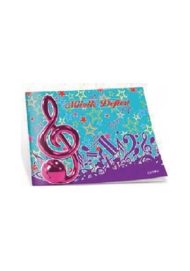 Çınar Karton Kapak Küçük 30 Yaprak Müzik Defteri 12'li Paket