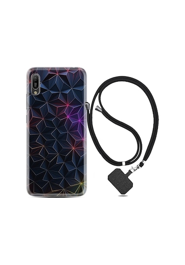 Samsung Uyumlu A7 2018 Kılıf Resimli Silikon Donut Flamingo 1415