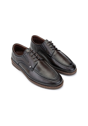 Tamer Tanca Erkek Hakiki Deri Kahverengi Casual Ayakkabı 374 Tnc-04 Erk Ayk Sk24-25 Kahve Fltr Kahve Kahverengi