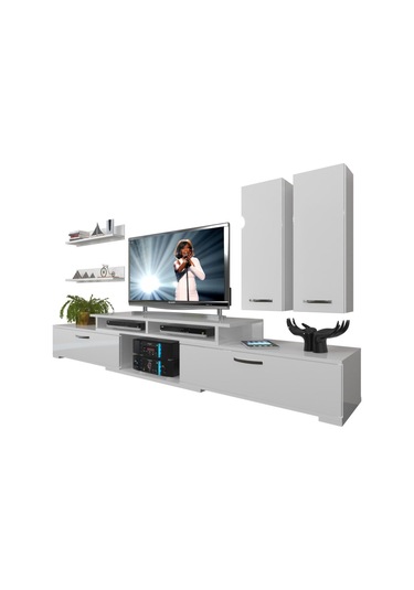 Decoraktiv Flex 5d130 Mdf Tv Ünitesi Tv Sehpası Beyaz