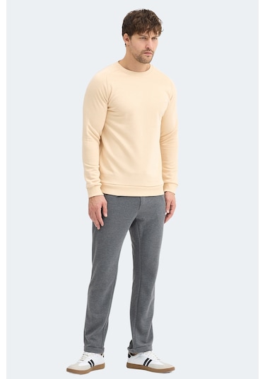 Slazenger Nadav Erkek Bej Sweatshırt Bej