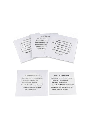 5 Adet / Paket Tpu Su Geçirmez Şeffaf Onarım Yaması Çadır, Yağmurluk, Yüzme Simidi İçin Çok Renkli Çok Renkli