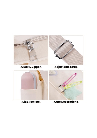 Sevimli Haberci Çantası, Estetik Çapraz Çanta, Y2k Yıldız Grunge Çanta Emo Omuz Çantası Kadınlar İçin A A351 Beyaz