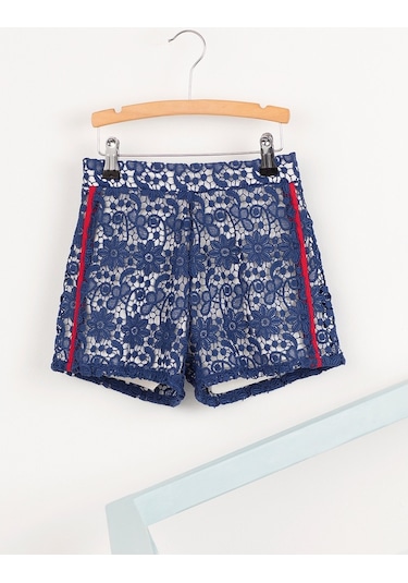 Denokids Ollie&Olla Laci Dantelli Kız Şort Çok Renkli