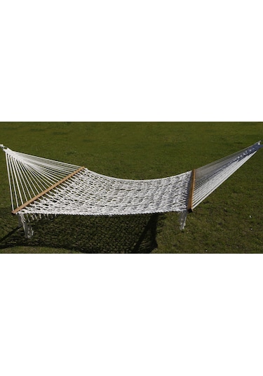 Bilenhamak Çift Kişilik Düğümsüz Lüks Hamak (150 Cm Genişlik) Beyaz