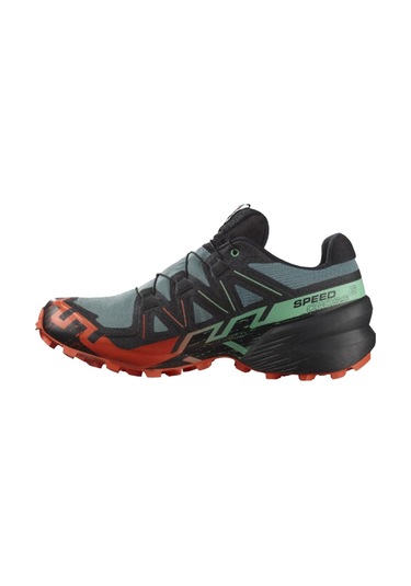 Salomon Speedcross 6 Gtx L4770130028 Erkek Outdoor Ayakkabı - Haki-turuncu-haki-turuncu Haki - Turuncu