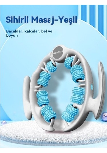 14 Yuvarlak Halka Klips Bacak Masajı W9pkı3 Mavi