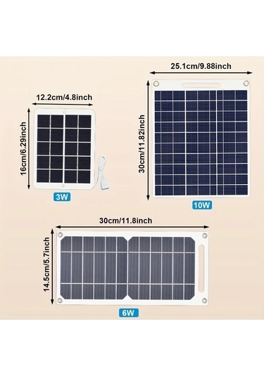 Besthome1 Dream011 Solar Model C 30x25 1cm Usb Güneş Paneli Taşınabilir Şarj Cihazı Telefon İçin Açık Hava Kamp