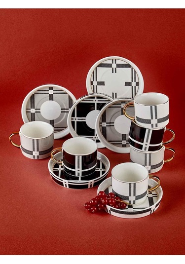 Neva N3506 Joli 6 Kişilik Kahve Fincan Takımı 120 Ml