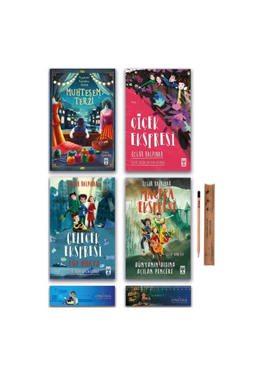 İlk Genç Timaş Muhteşem Terzi - Çiçek Ekspresi - Gelecek Ekspresi - Macera Ekspresi Set 4 Kitap