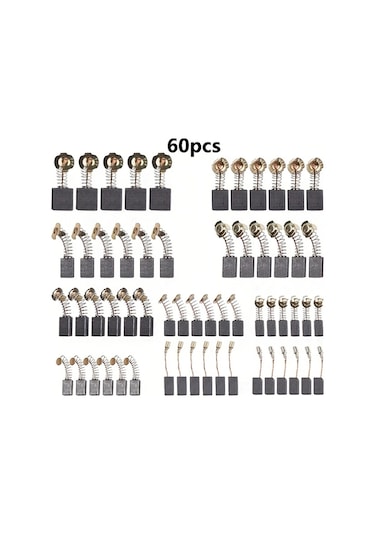 Globalbloom 60 Parça 10 Boy Yüksek Kalite Grafit Kömür Seti Matkap Daire Testere Taşlama
