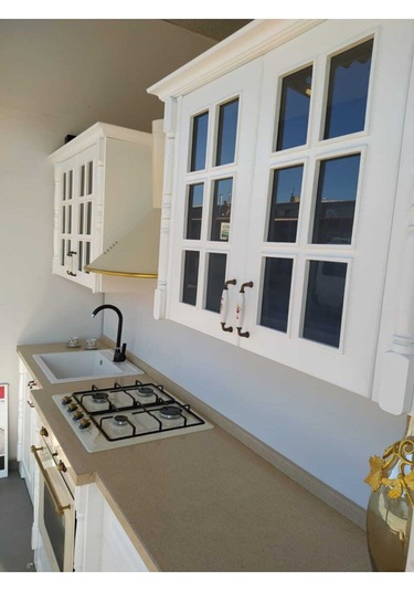 Mutfak Tezgah Arası Kendinden Yapışkanlı Folyo Kaplama Siyah Beyaz Fayans Desen 60cmx100cm