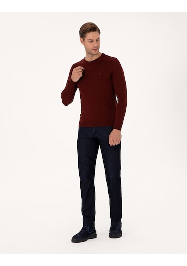 Pierre Cardin Erkek Bordo Kazak /triko 50314192-vr014 Bordo