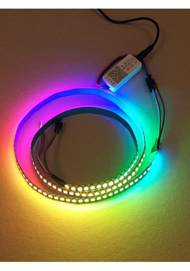 Ws2812B Tak çalıştır vaziyette Argb 144Lü Şerit Led 5V