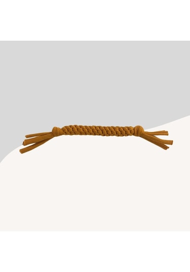 Küçük Irk Köpekler İçin Isırma İpi 17-18cm Hardal
