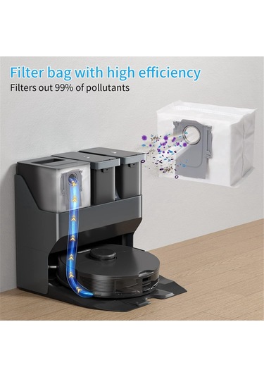 Leasetake Roborock S7 S70 S7max T7s T7s Plus Robot Süpürge Aksesuarları Ana Yan Fırça Hepa Filtre Paspas Pedi Yedek Parçaları