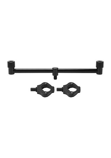 Wezone Siyah Alüminyum Levha Ve Abs+paslanmaz Çelik Uçlu Manyetik Tutuculu, Taşınabilir Deniz Balıkçılığı Kamışı Tutucu 2 Adet Uç İle 25cm