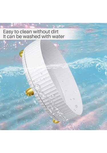 Ximistore9 Pet Malzeme Döner Baharat Rafı, Dürtüye Dayanıklı, Temizliği Kolay, Düşmeyi Engelliyor, Alçılamaz A-büyük-beyaz