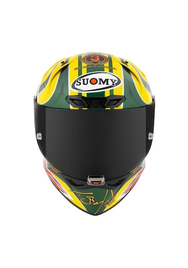 Suomy S1-Xr Gp Troy Baylıss Edıtıon 2005 Kapalı Kask Sarı - Mavi