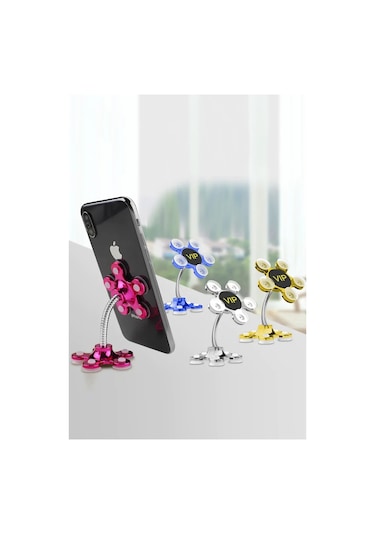 Magıc Bracket Çift Taraflı Vantuzlu Papatya Telefon Tutacagı