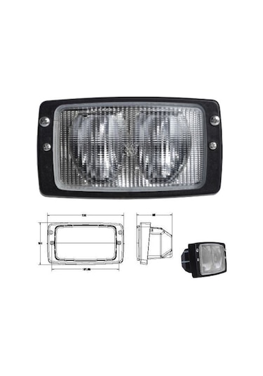 İş Makinesi Çalışma Lambası 2 Fonksiyonlu Jbc Tipi - 201209