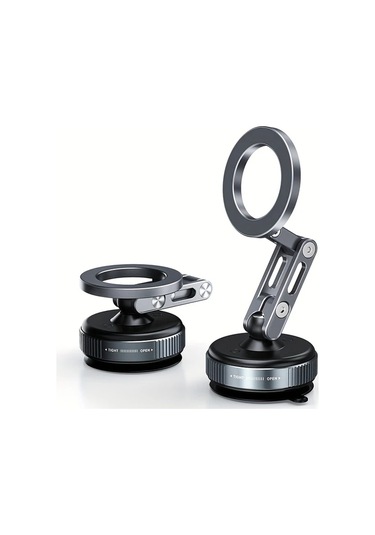 Willowhaven Desiontal X53 Emme Kupasi Araba Vakumlu Manyetik Telefon Tutucu 360 Derece Metal Ayarlanabilir Stand Kompakt