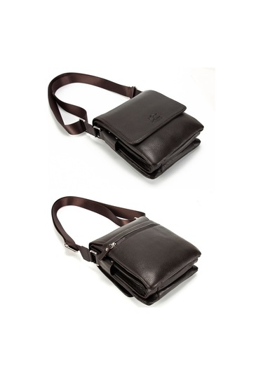 Erkek Postacı Askılı Hakiki Deri Çanta A+ Kangaroo Kıngdom 7279K