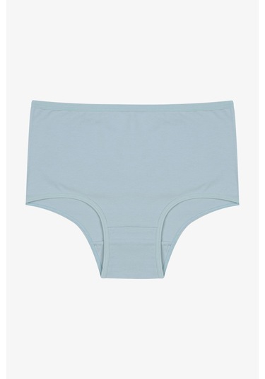 Kadın 5'li Likralı Ekstra Yüksek Bel Külot Ko5305ktl Gri Melanj