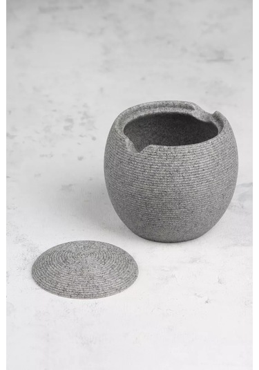 Denezo Kapaklı Pamuk Disk Ve Çubukları İçin Düzenleyici 250810653 Gri