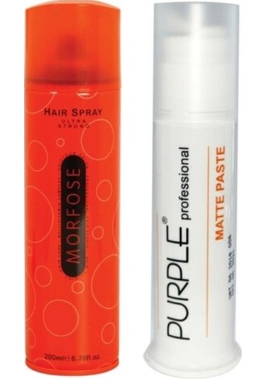 Purple Wax Mat 100 ML + Morfose Saç Spreyi 400 ML