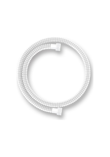 Polisu Robot Duş Batarya Baglantı Spirali Beyaz Beyaz