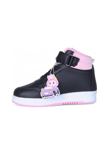 Prokids 4444 Syh-pmb Cırtlı Boğazlı Kız Çocuk Spor Ayakkabı Siyah