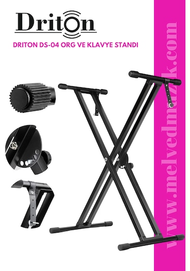 Driton Ds-04 Profesyonel Ayarlanabilir Org Sehpası Ve Klavye Stan