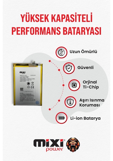General Mobile Gm22 Plus Uyumlu Tam Kapasite Batarya Tr Garantili