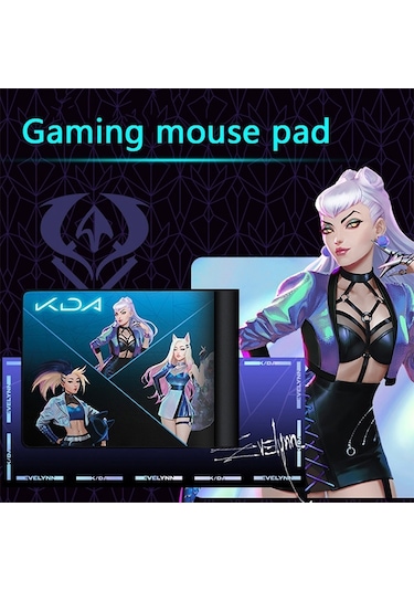 Logitech G840 Kda Oyun Klavyesi Mouse Pad Masa Matı