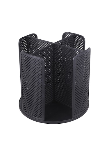 Masaüstü Döner Izgara Tek Kullanımlık Kağıt Bardak Rafı Siyah