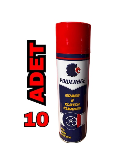 Powerage Fren,balata Ve Parça Temizleme Spreyi 500 Ml 10 Adet