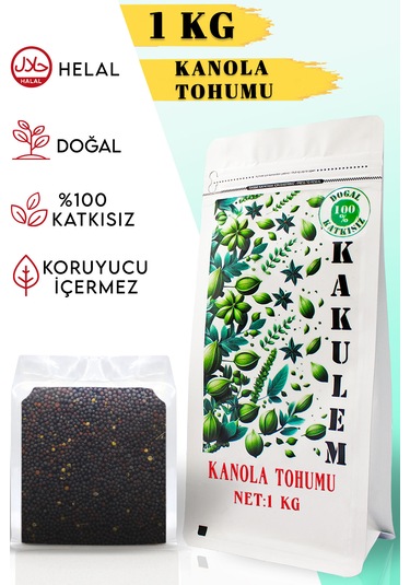 Kakulem Sertifikalı Kanola Rapiska Tohumu Kuş Yemi 1 Kg