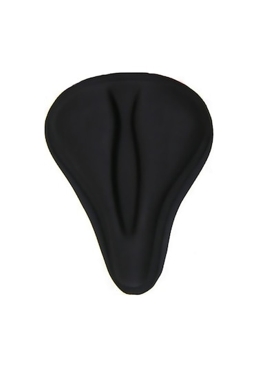 Bisiklet Jelli Sele Kılıfı Yumuşak Sele Kılıfı Ortopedik Siyah