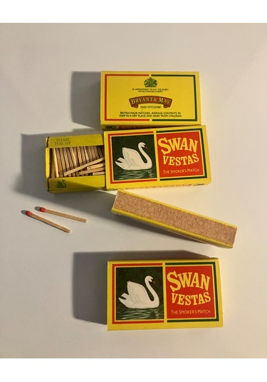 Swan Vestas Vintage Kovboy Kibrit 4lü Paket