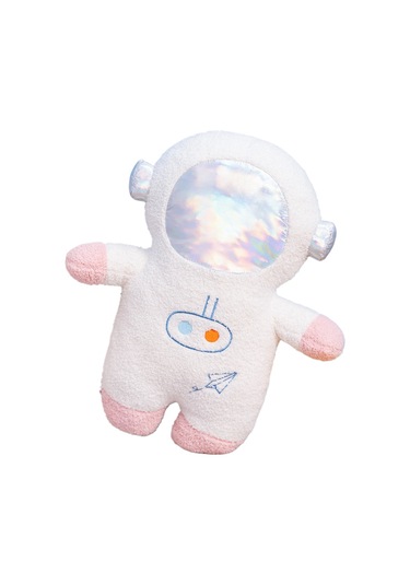 Jian Fan Astronot Yastağı Uçak Yastağı Roket Bebek - Astronot Beyaz