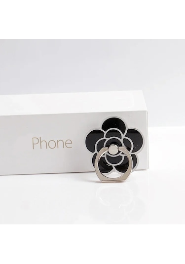 Goldenqian 360 Derece Çiçek Karakter Parmak Yüzük Akıllı Telefon Standı Tutucu Cep Telefonu Tutucu İphone Tüm Telefon Için Standı 5 5