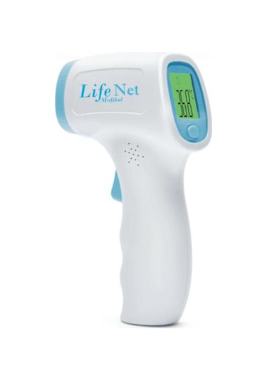 Life Net FR880 Vücut Ve Alından Termometre Kızıl Ötesi Temassız Ateş Ölçer Mavi