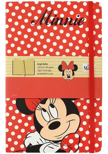 Mynote Minnie Mouse Defter 13x21 CM Karton Kapak Çizgili 96 Yapra N11.2535